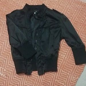 Black Half N Half Jacket